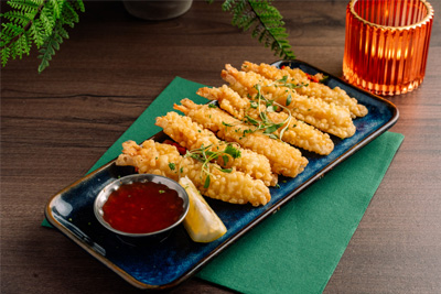 tempura prawns